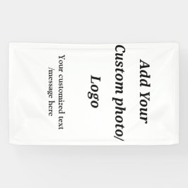 Aangepast Voeg uw foto toe logo jouw tekst Custom  Spandoek