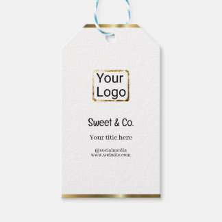 aangepast voeg uw logo persoonlijke bedrijfsnaam p cadeaulabel
