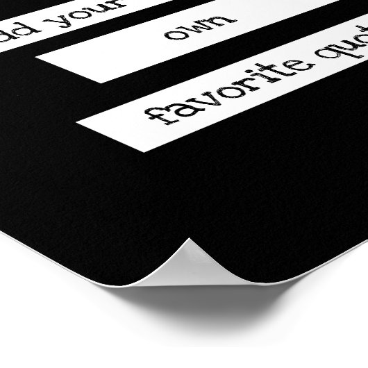 aangepast voeg uw offerte-poster toe, modern poster (Hoek)