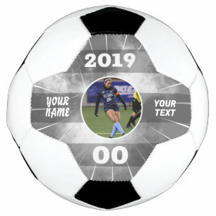 Aangepast Voetbal afdrukken zwart