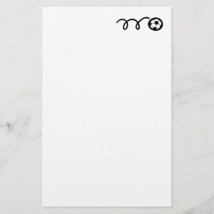 Aangepast voetbal briefpapier voor het schrijven
