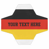 Aangepast voetbal cadeau met vlag van Duitsland (Enkel)