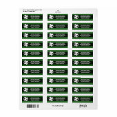 Aangepast Voetbal Etiket (Full Sheet)