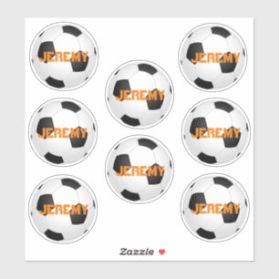 aangepast voetbal jouw namen toevoegen sticker