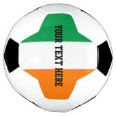 Aangepast voetbal met vlag van Ierland (Gedraaid)