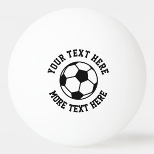 Aangepast voetbal sport logo tafeltennis pingpongballen