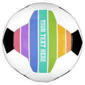 Aangepast voetbal voor regenboogkleuren (Gedraaid)