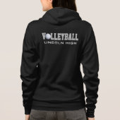 Aangepast volleybal hoodie (Achterkant)