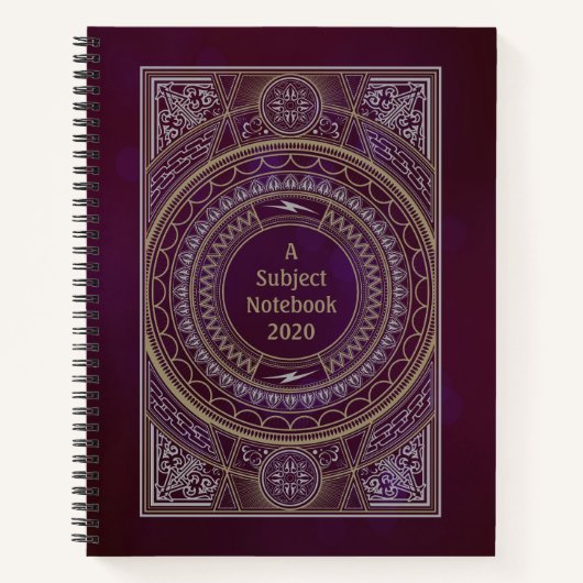 Aangepast voor Art Deco Notitieboek (Voorkant)