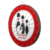 Aangepast voor Bowling ball en spelden Dartbord (Voorkant Rechts)