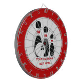 Aangepast voor Bowling ball en spelden Dartbord (Voorkant Links)