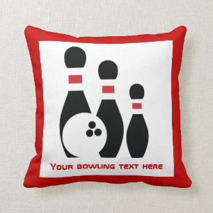 Aangepast voor Bowling ball en spelden Kussen