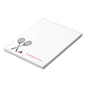 Aangepast voor Bowling ball en spelden Notitieblok (Gedraaid)