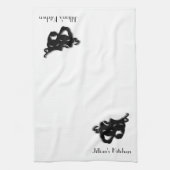 Aangepast voor comedy- en tragedie-theater theedoek (Verticaal)