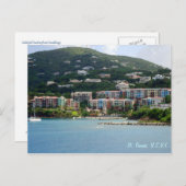 Aangepast voor eilandkleur briefkaart (Voorkant / Achterkant)