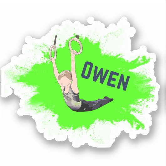 Aangepast voor Emily Richter - Owen Sticker (Voorkant)