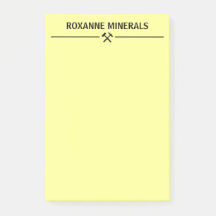 Aangepast voor geologen post-it® notes