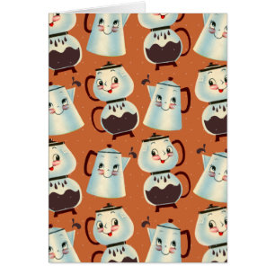 aangepast voor het kleuren van koffiepot retro kit