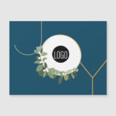 Aangepast voor je logo hier Blauwe kerst (Voorkant)