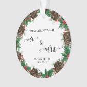 Aangepast voor onze eerste kerst ornament (voorkant)