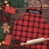 Aangepast voor rode en zwarte buffels schort