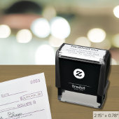 Aangepast voor storting alleen stempel (4 regels)