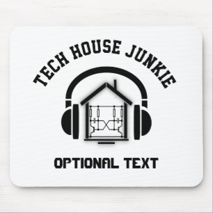 Aangepast voor Technology House Music Junkie (Lich Muismat