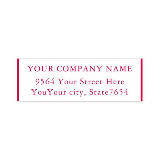 Aangepast voor uw eigen bedrijf Ink Stempel (Design)