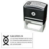 Aangepast voor uw eigen bedrijf Ink Stempel (In situ)