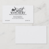 Aangepast voor zoete Witchery Visitekaartje (Voorkant / Achterkant)