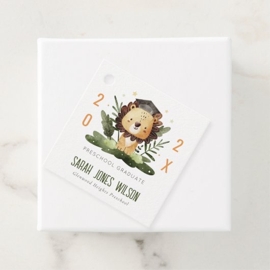 Aangepast voorschoolse Afstuderen voor het spoelen Bedankjes Labels (In situ)