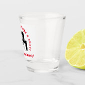 Aangepast voorstel voor huwelijk in liefde shot glas (Rechts)