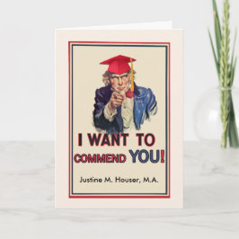 Aangepast voorzijde, Gefeliciteerd met Afstuderen Kaart