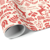 Aangepast vouwtekenfeestcadeautje cadeaupapier (Rol Hoek)