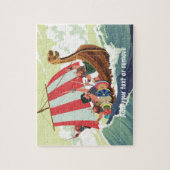 Aangepast, wandelings in het wandelschip dat hoge  legpuzzel (Verticaal)