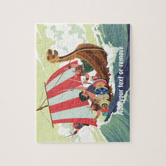 Aangepast, wandelings in het wandelschip dat hoge  legpuzzel (Verticaal)