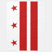 Aangepast Washington DC Fleece Deken (Voorkant)