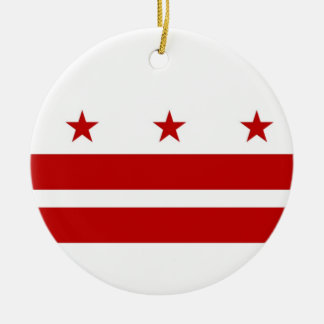Aangepast Washington DC Keramisch Ornament