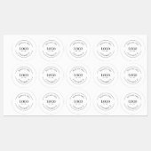 Aangepast waterdicht bedrijfslogo  labels (Vel)