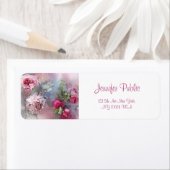 Aangepast Waterverf bloemen handgeschreven script Etiket (Insitu)