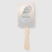 Aangepast weddenschapsprogramma handwaaier (Voorkant)