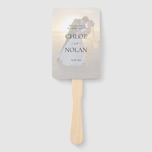 Aangepast weddenschapsprogramma handwaaier (Voorkant)