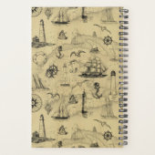 Aangepast wekelijks schema voor Nautical  Planner (Achterkant)