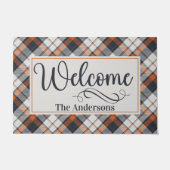 Aangepast welkom herfst deurmat (Voorkant)