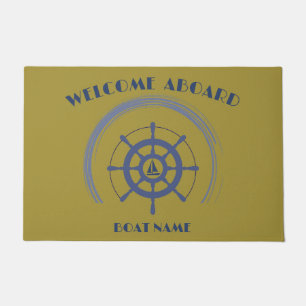Aangepast Welkomstbord van de tas Nautical Anchor Deurmat
