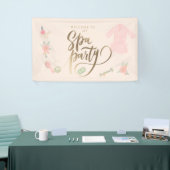 Aangepast welkomstteken van Elegant Spa Party Spandoek (Beurs)