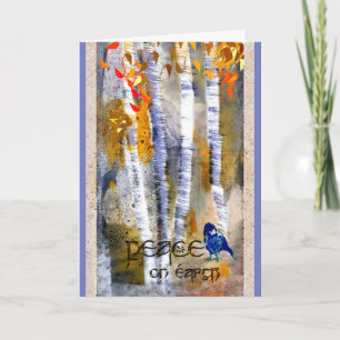 Aangepast Wenskaart Aspens Feestdagen Kaart