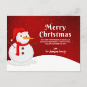 Aangepast Wenskaart voor Kerst Briefkaart (Voorkant)