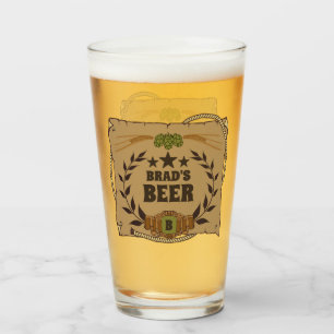 Aangepast western bierglas glas