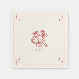 Aangepast western servet